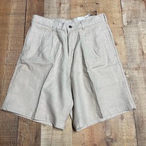 Mens Chaps Ralph Lauren Shorts 30 Cotton Biege